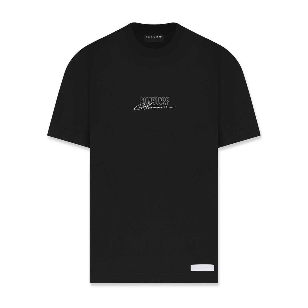 AURUM TIMELESS PHONE CALL CAMISETA OVERSIZE NEGRA