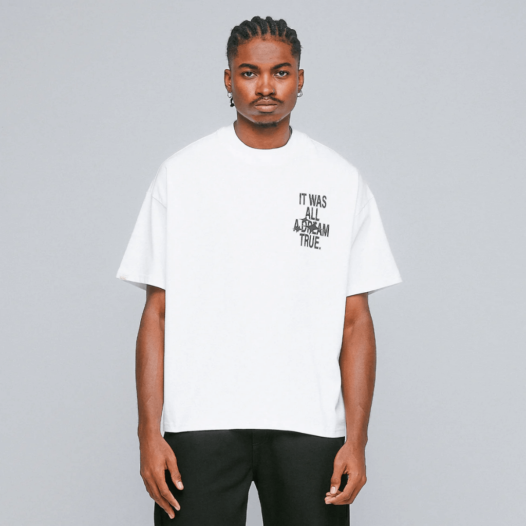 TRUE DREAMS CAMISETA BOXY BLANCA