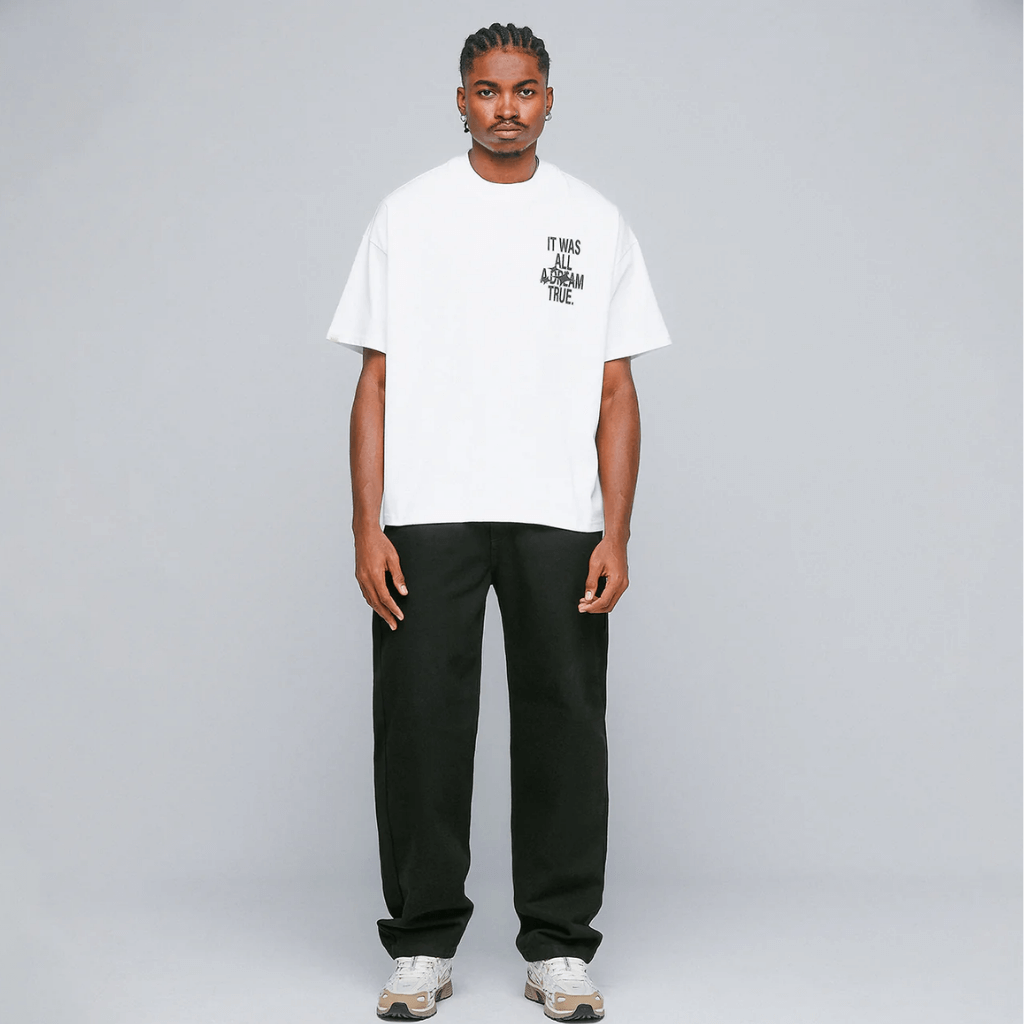 TRUE DREAMS CAMISETA BOXY BLANCA