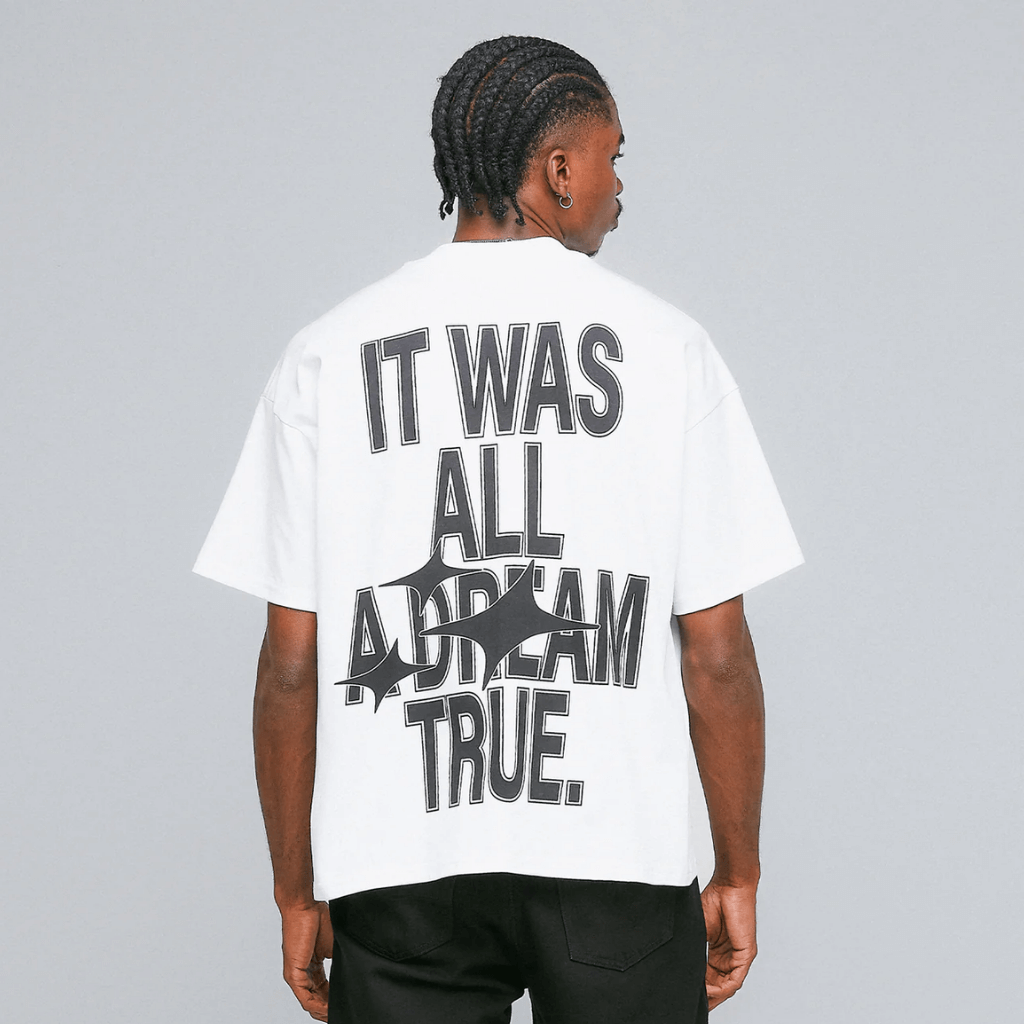 TRUE DREAMS CAMISETA BOXY BLANCA