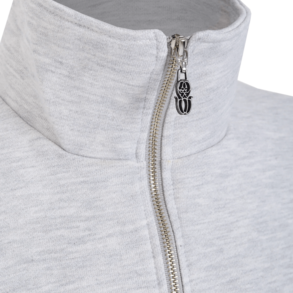 SINNERS QUARTER ZIP SACO GRIS CLARO