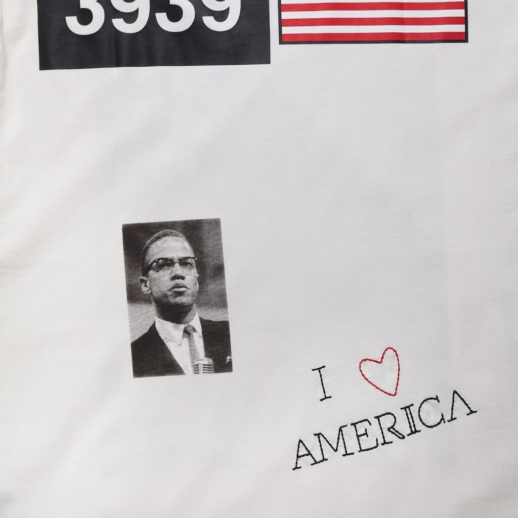 SINNERS SUGAR ABUSE I <3 AMERICA CAMISETA OVERSIZED BEIGE