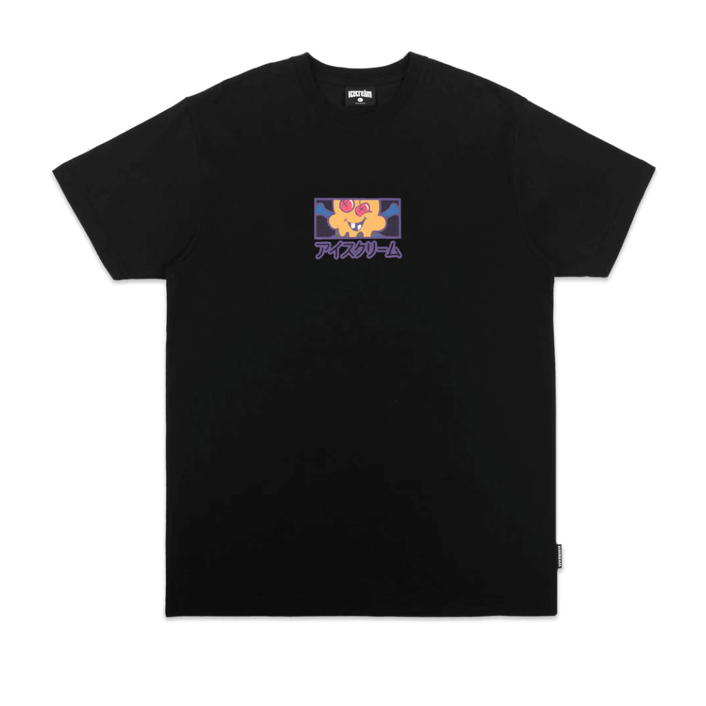 ICECREAM CROP CAMISETA NEGRA