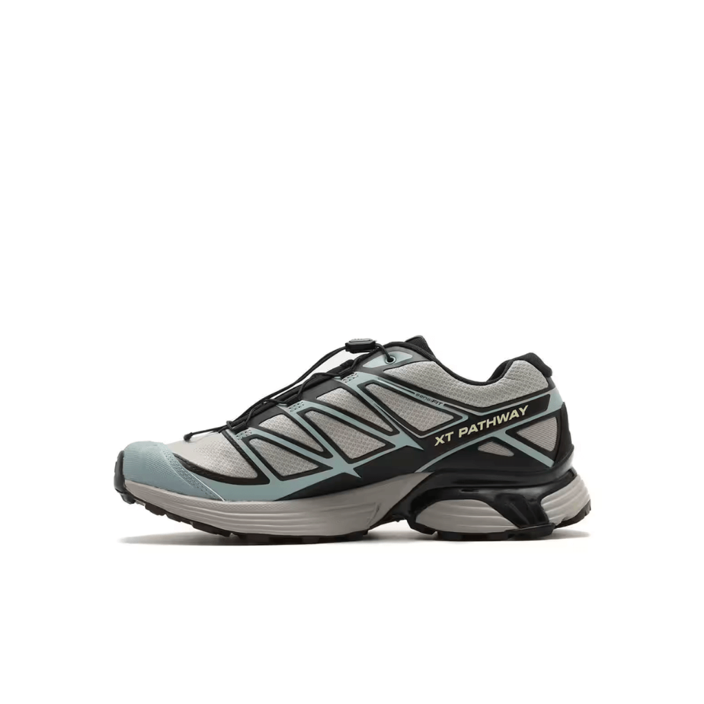 TENIS HOMBRE SALOMON XT-PATHWAY GHOST GRAY GRIS CLARO