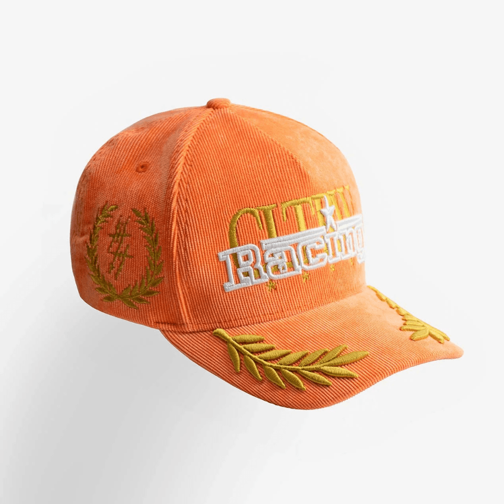 CULTUREWISE TWO STROKE SAINTS GORRA AJUSTABLE CORDUROY NARANJA