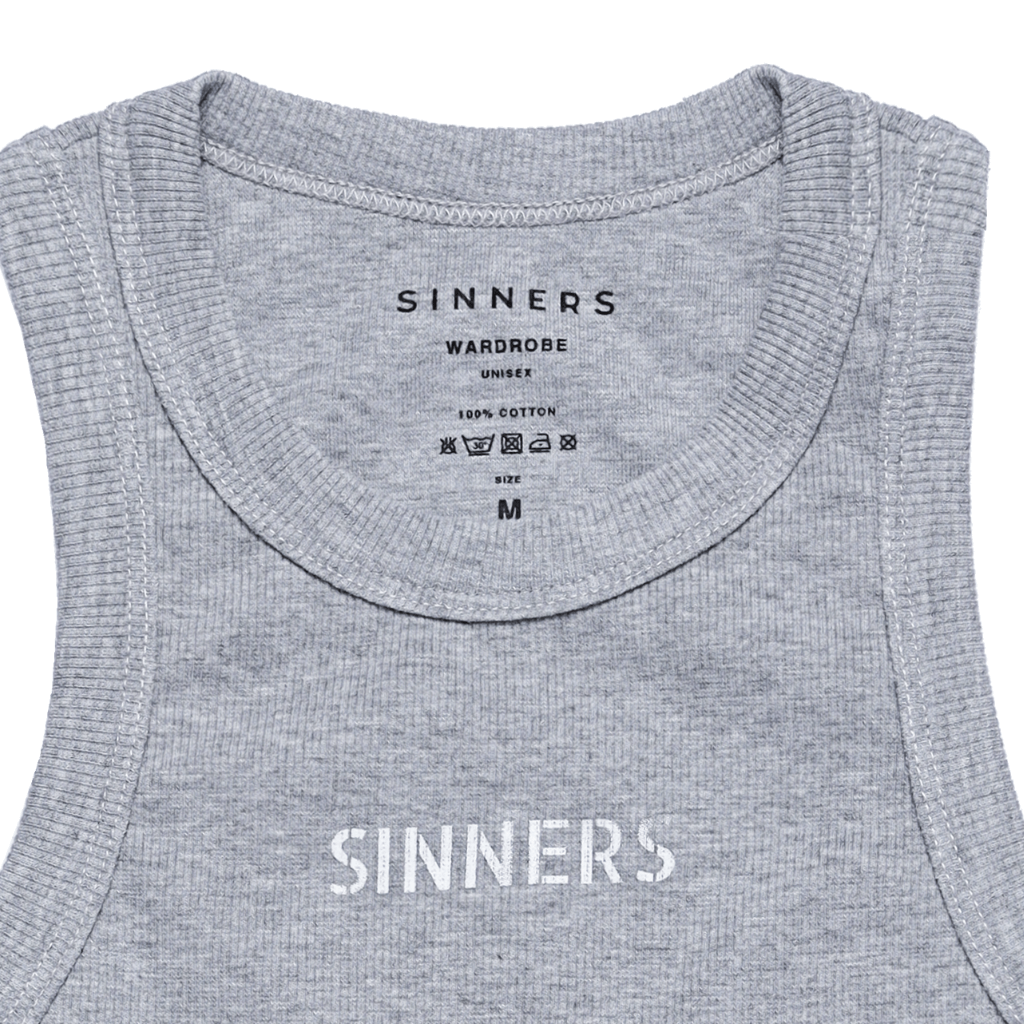SINNERS TANK TOP MUJER GRIS