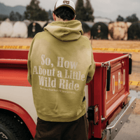 ASTRONOMIC CAN I GET A RIDE? WILD RIDE BUZO OVERSIZED VERDE