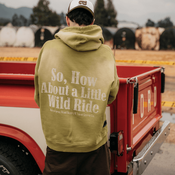 ASTRONOMIC CAN I GET A RIDE? WILD RIDE BUZO OVERSIZED VERDE