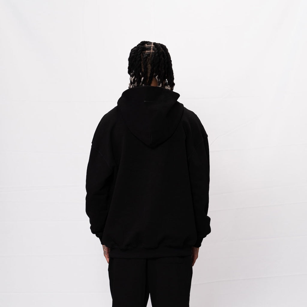 CREEP BRAND BUZO OVERSIZE BASICO PLACA NEGRA