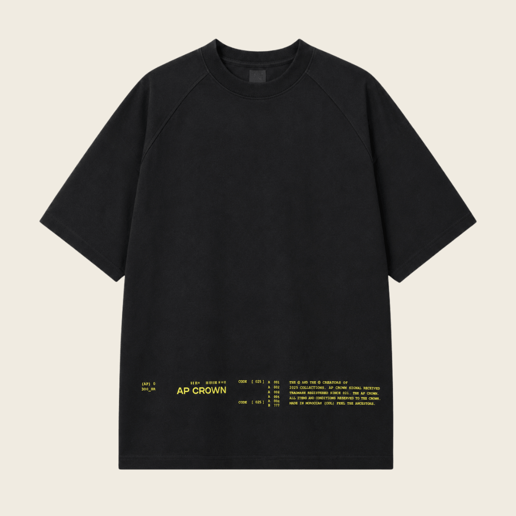 AP CROWN SIGNAL CAMISETA ZERO BLACK REGULAR NEGRO