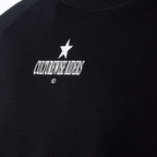 CULTUREWISE TWO STROKE SAINTS CAMISETA MANGA LARGA OVERSIZED RACING NEGRA