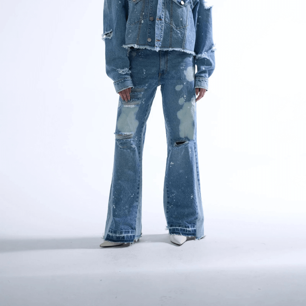 SINNERS ICE FLARED JEANS