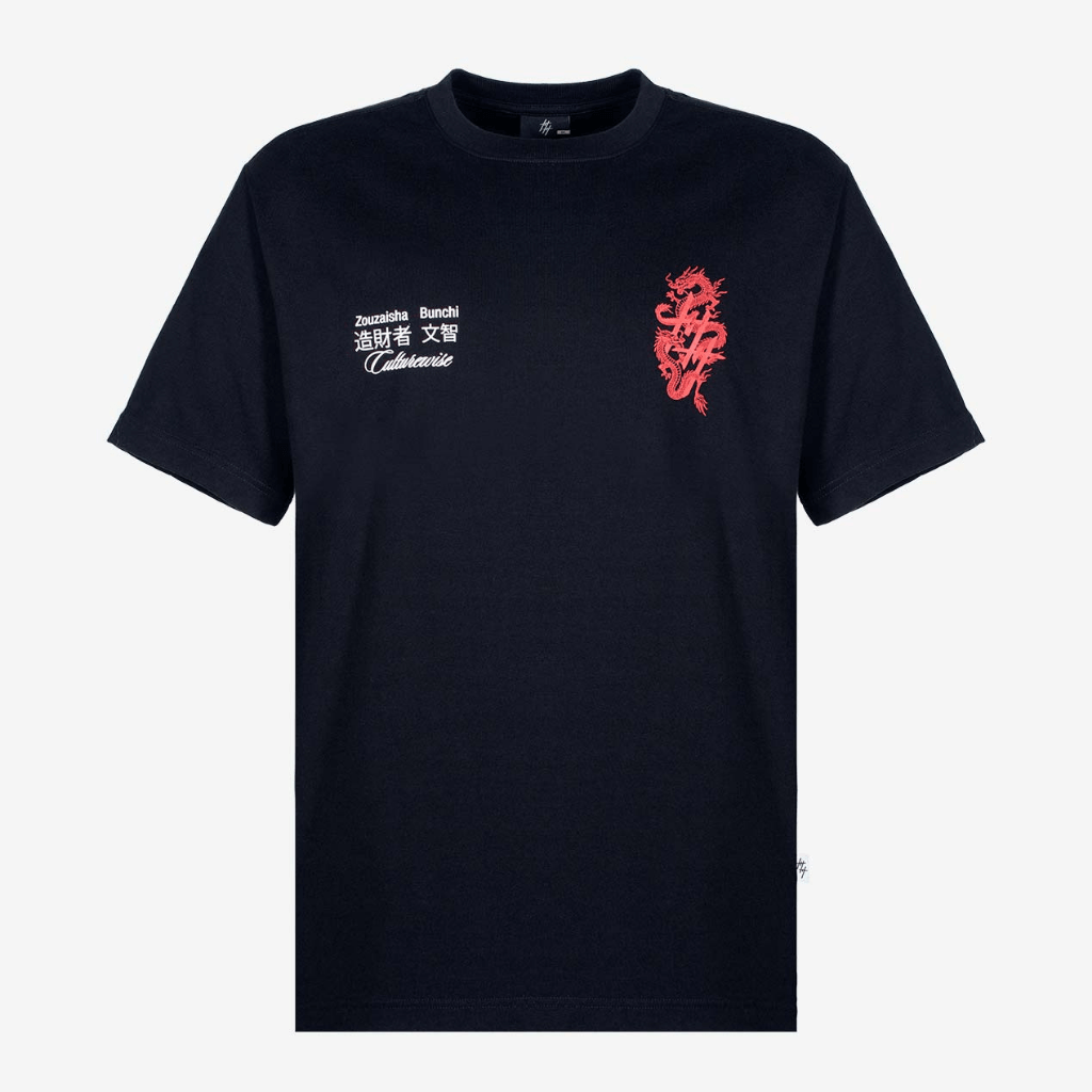 CULTURE WISE KONBINI CAMISETA NEGRA JAPAN TEXT