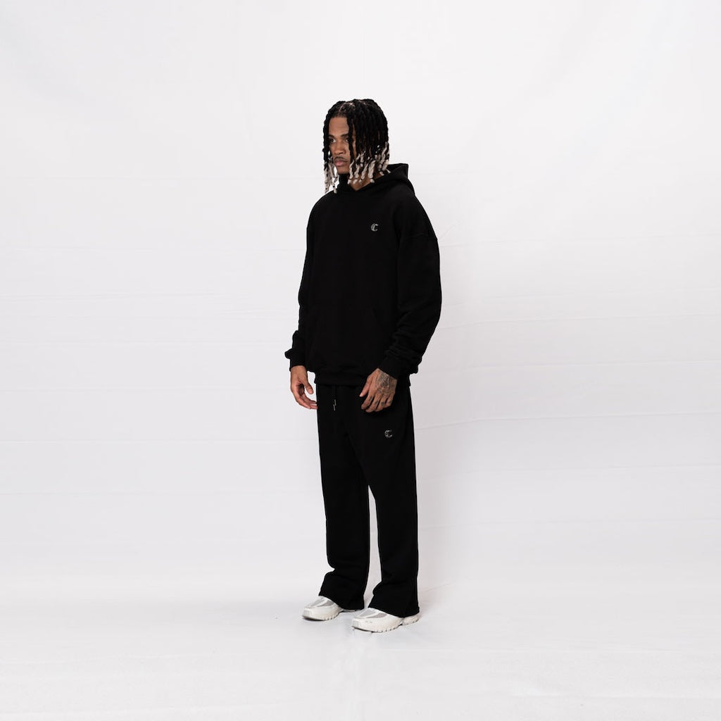 CREEP BRAND BUZO OVERSIZE BASICO PLACA NEGRA