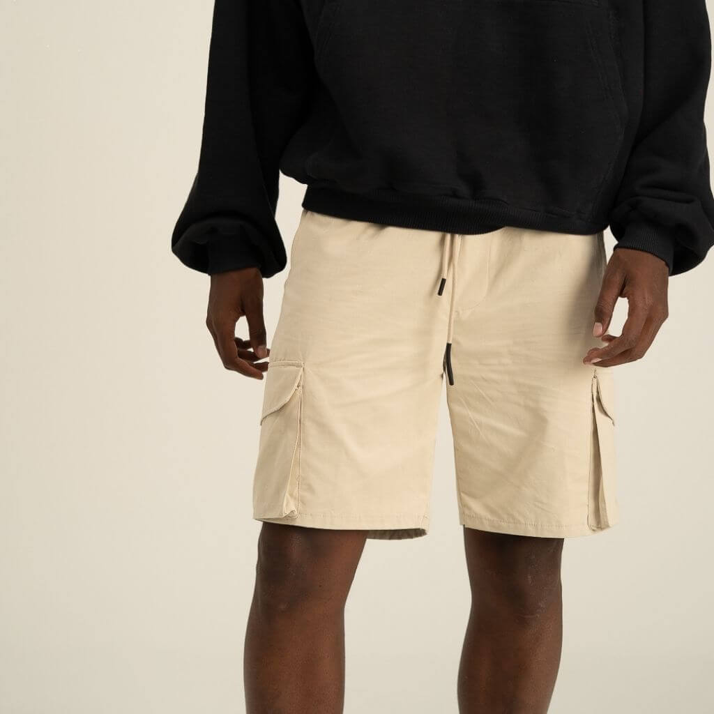 AP CROWN FIAT LUX ASH SHORT OVERSIZE BEIGE