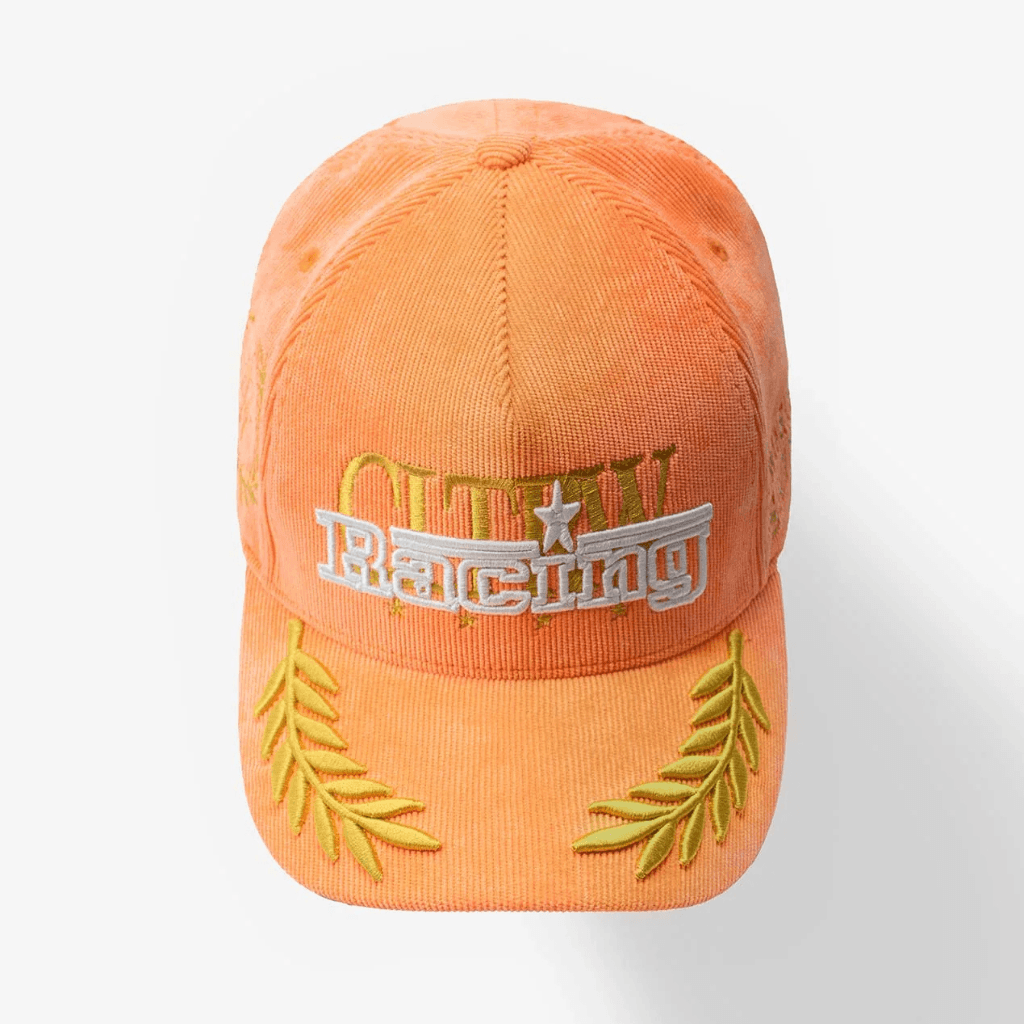 CULTUREWISE TWO STROKE SAINTS GORRA AJUSTABLE CORDUROY NARANJA