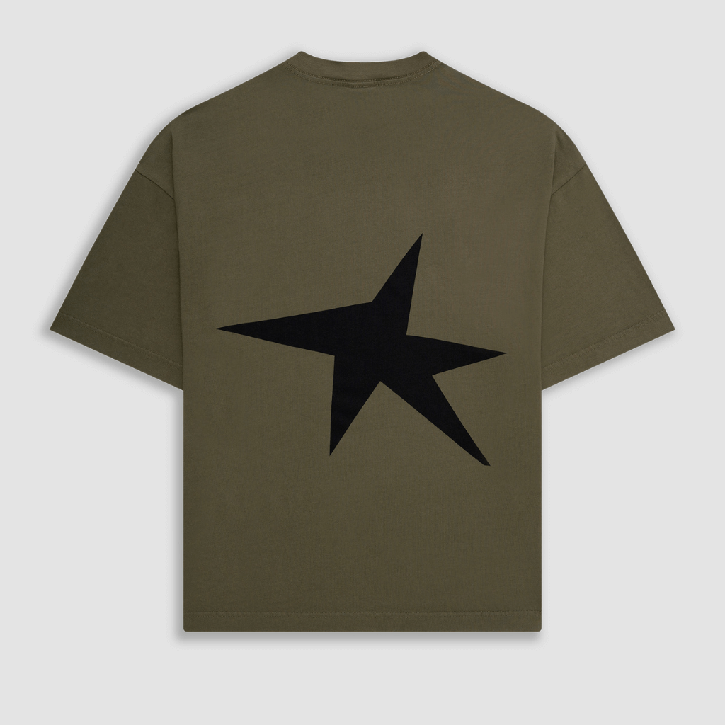 MONOIC TUTTO BENE 2 CAMISETA BOXY FIT RIVA VERDE OLIVA