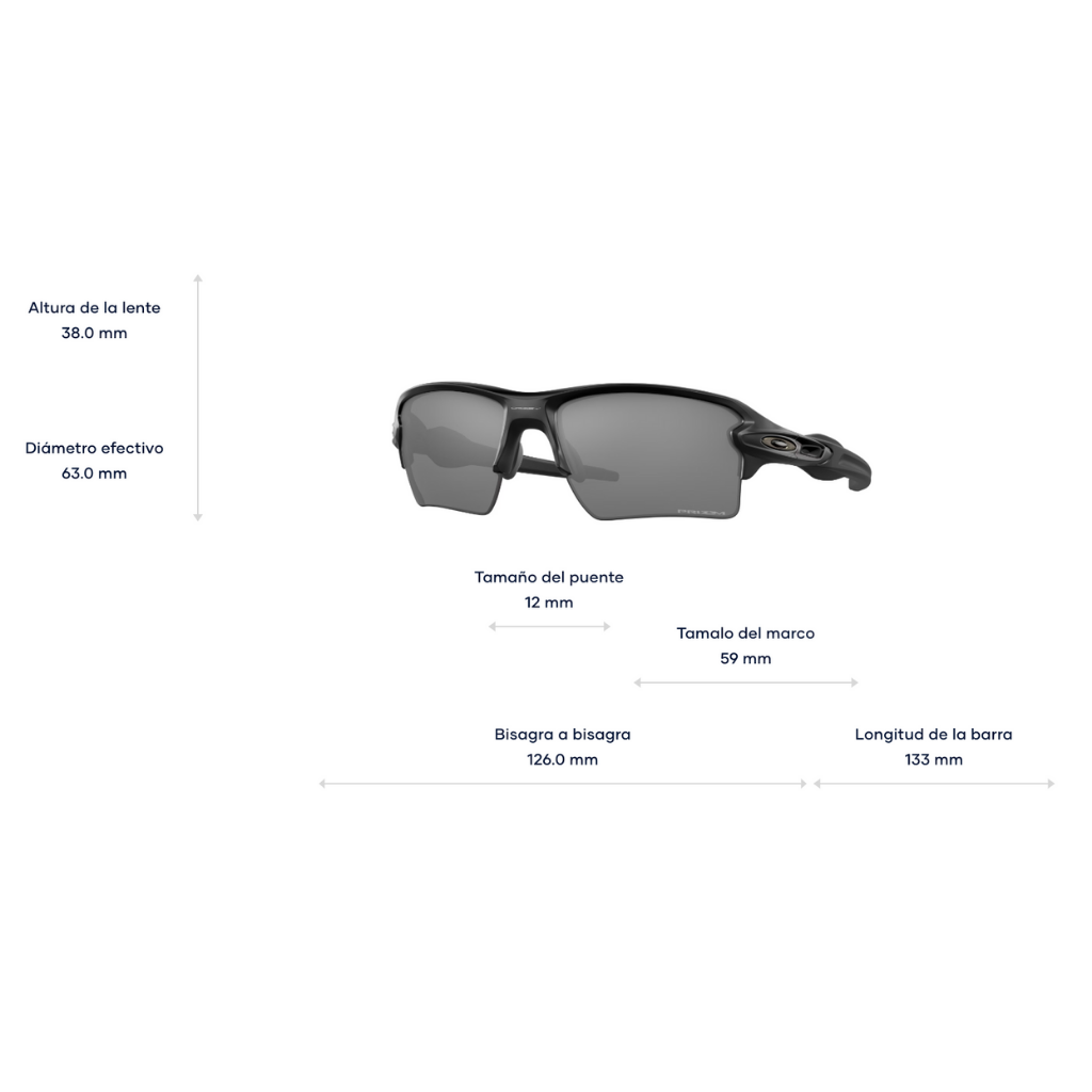 GAFAS OAKLEY FLAK 2.0 XL NEGRAS LENTE NEGRO
