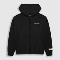 MONOIC TIMELESS V2 BUZO DE CIERRE OVERSIZED NEGRO