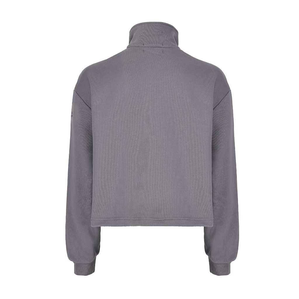 SINNERS QUARTER ZIP SACO GRIS OSCURO