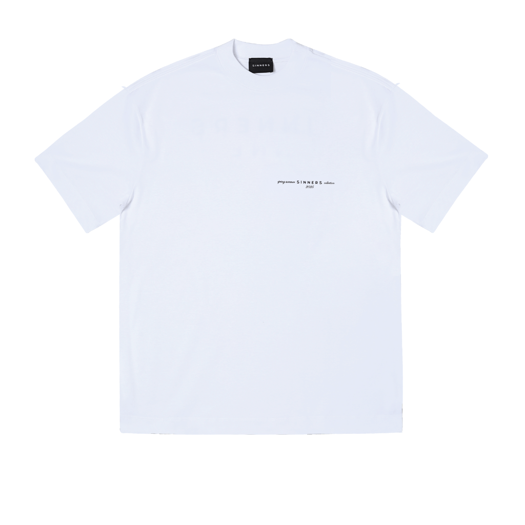 SINNERS GARMENTS CAMISETA REGULAR BLANCA