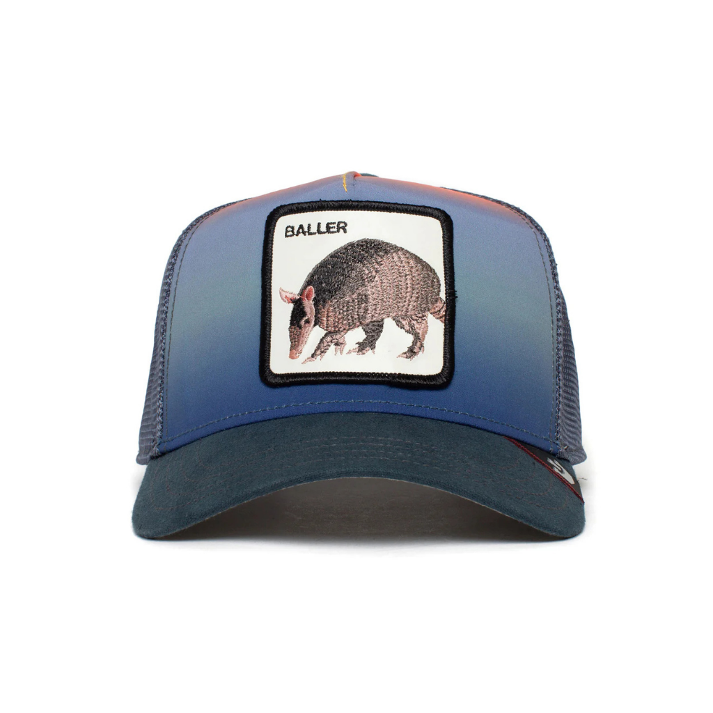 GOORIN BROS ARMADILLO 'BALLADILLO' GORRA CAMIONERA AJUSTABLE AZUL