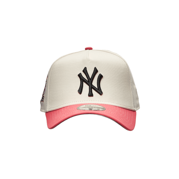 NEW ERA 9FORTY A FRAME MLB NEW YORK YANKEES CHROME CORAL COLLECTION GORRA AJUSTABLE BLANCO