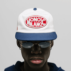 MONOIC TUTTO BENE 2 GORRA AJUSTABLE MILANO CREMA Y ROJO