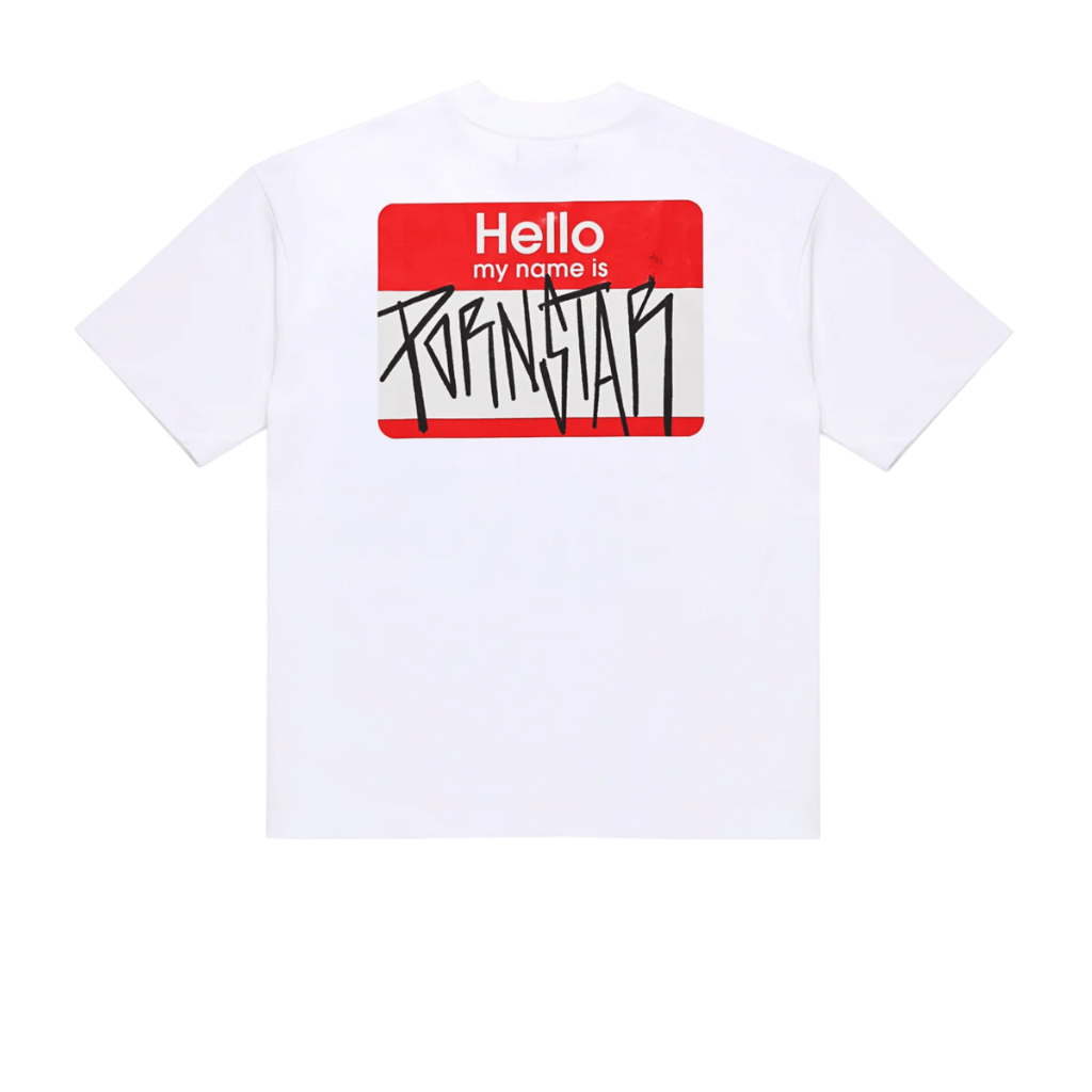 SINNERS P*RNSTAR CAMISETA OVERSIZED BLANCA