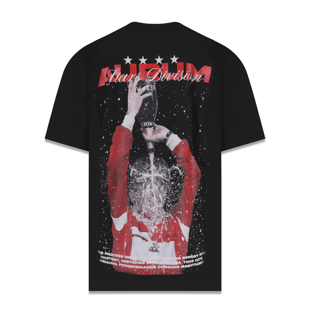 AURUM STARS II CHAMPAGNE CAMISETA OVERSIZED NEGROS