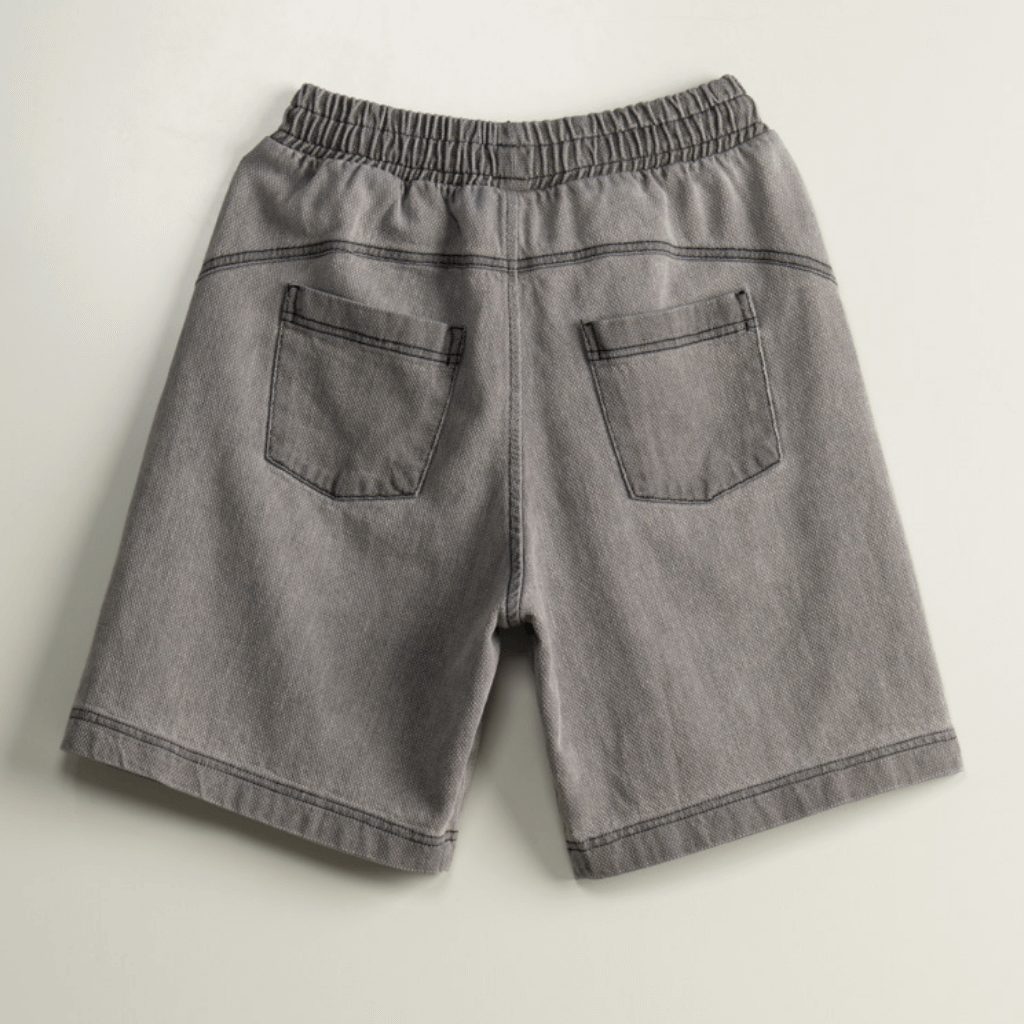 AP CROWN HIDDEN DEPTHS RIVER SHORT OVERSIZE GRIS