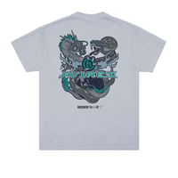 HIDDEN X AVIREX WORLDWIDE CAMISETA GRIS