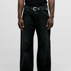 MONOIC TUTTO BENE I FLARED JEANS NEGRO DESGASTADO