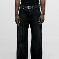 MONOIC TUTTO BENE I FLARED JEANS NEGRO DESGASTADO