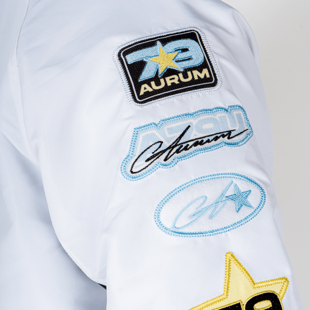 AURUM RACING STARS CHAQUETA TRACK 79 JACKET BLANCA