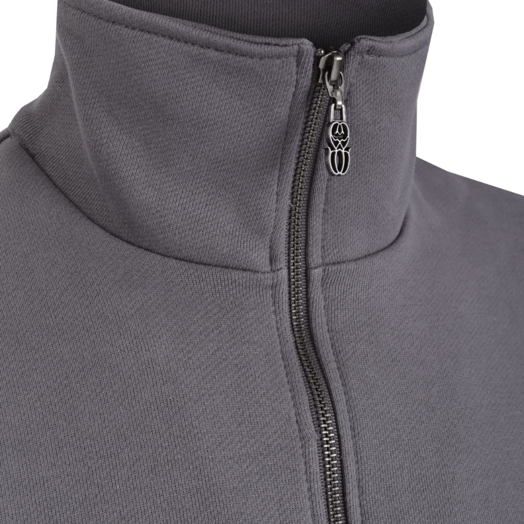 SINNERS QUARTER ZIP SACO GRIS OSCURO