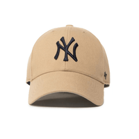 ´47 MVP MLB NY YANKEES GORRA AJUSTABLE BEIGE LOGO NEGRO