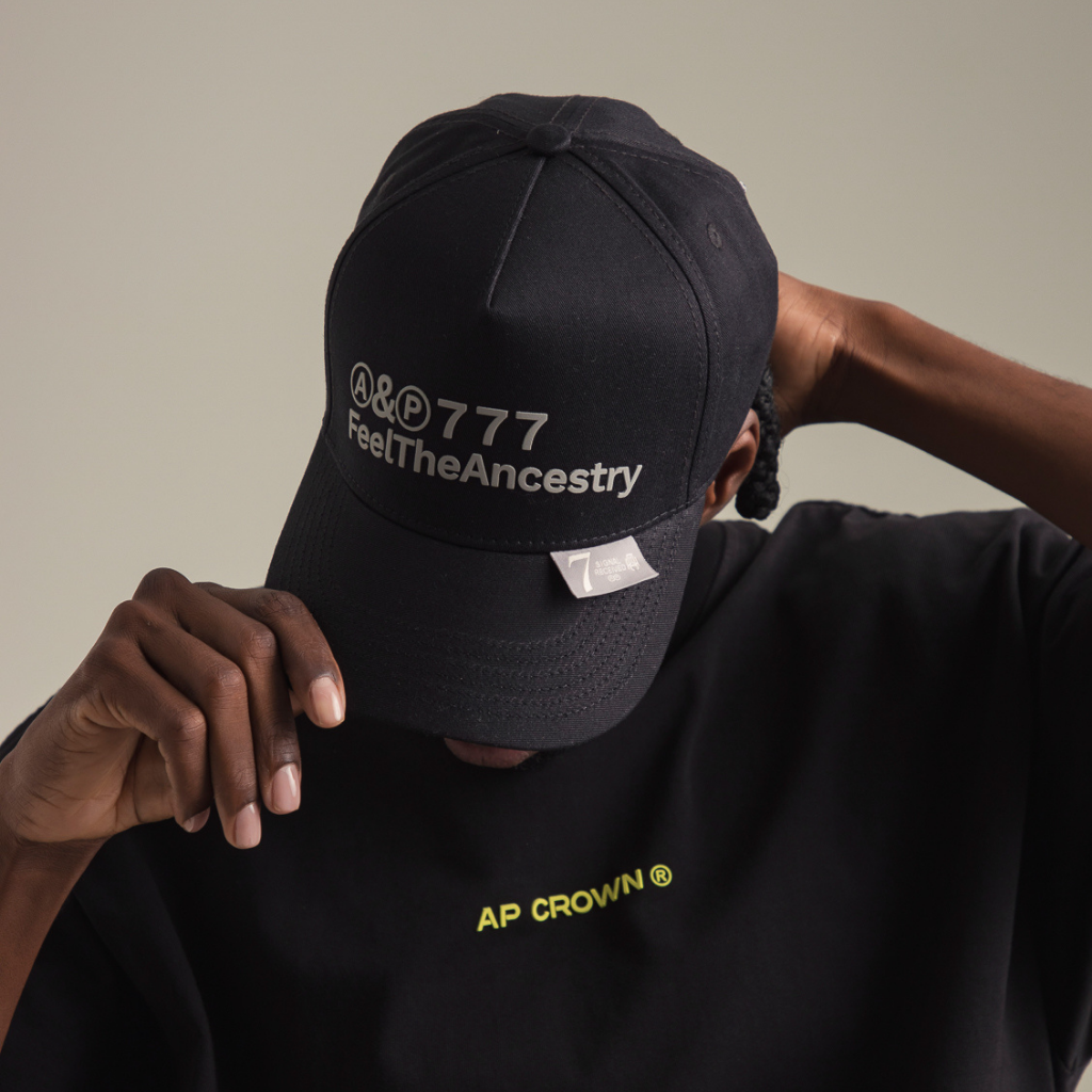 AP CROWN SIGNAL GORRA AJUSTABLE ASHEN ALL OVER NEGRO