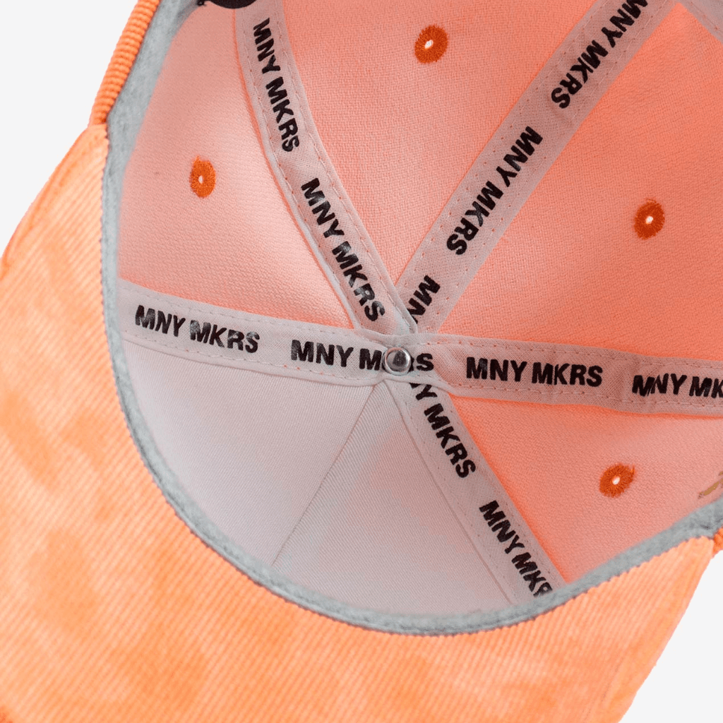 CULTUREWISE TWO STROKE SAINTS GORRA AJUSTABLE CORDUROY NARANJA