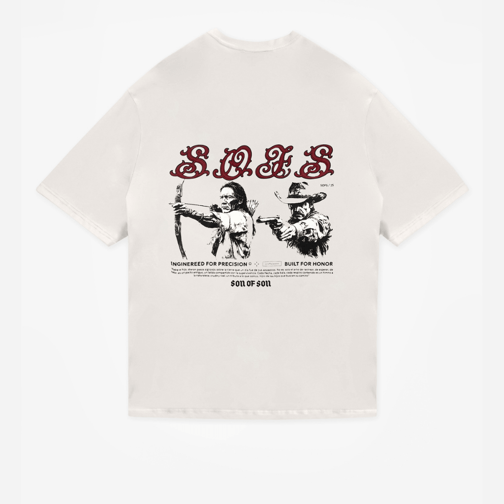 SON OF SON DALLAS TEXAS THE MOMENT BEFORE CAMISETA OVERSIZED BEIGE
