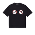 SINNERS AMERICAN HORROR CAMISETA BOXY NEGRA