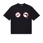 SINNERS AMERICAN HORROR CAMISETA BOXY NEGRA