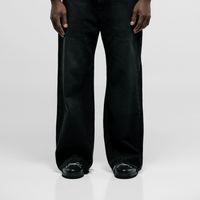 MONOIC TUTTO BENE I FLARED JEANS NEGRO DESGASTADO