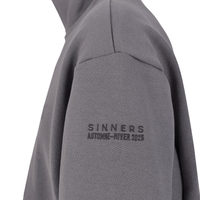SINNERS QUARTER ZIP SACO GRIS OSCURO