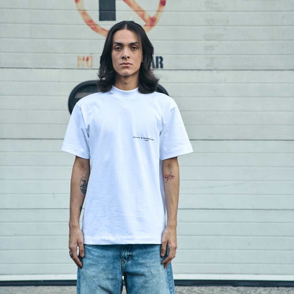 SINNERS GARMENTS CAMISETA REGULAR BLANCA