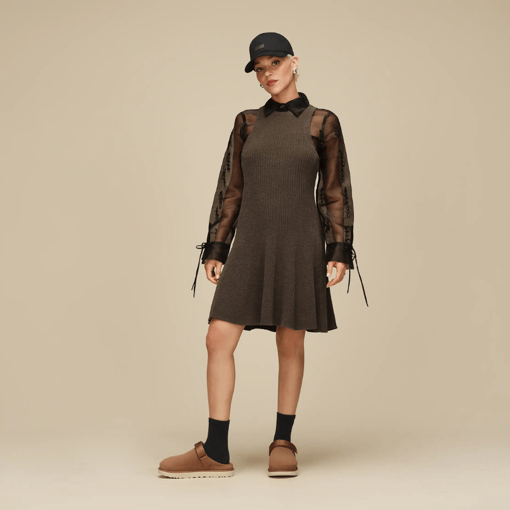 SANDALIAS MUJER UGG W GOLDENSTAR CLOG CHESTNUT CAFE