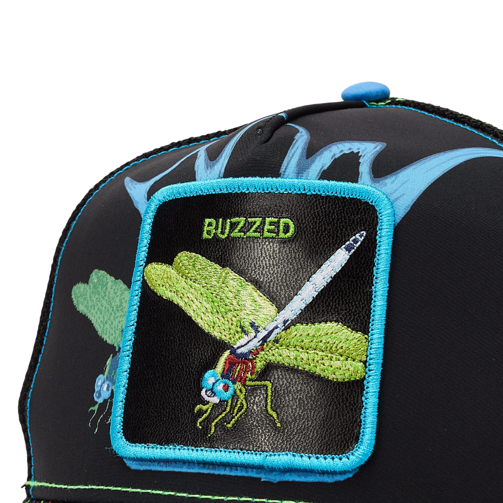 GOORIN BROS LIBELULA 'BBUZZZEDD' GORRA CAMIONERA AJUSTABLE NEGRA