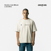 SON OF SON DALLAS TEXAS THE MOMENT BEFORE CAMISETA OVERSIZED BEIGE