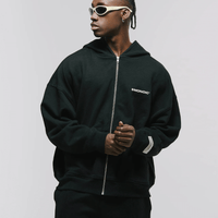 MONOIC TIMELESS V2 BUZO DE CIERRE OVERSIZED NEGRO