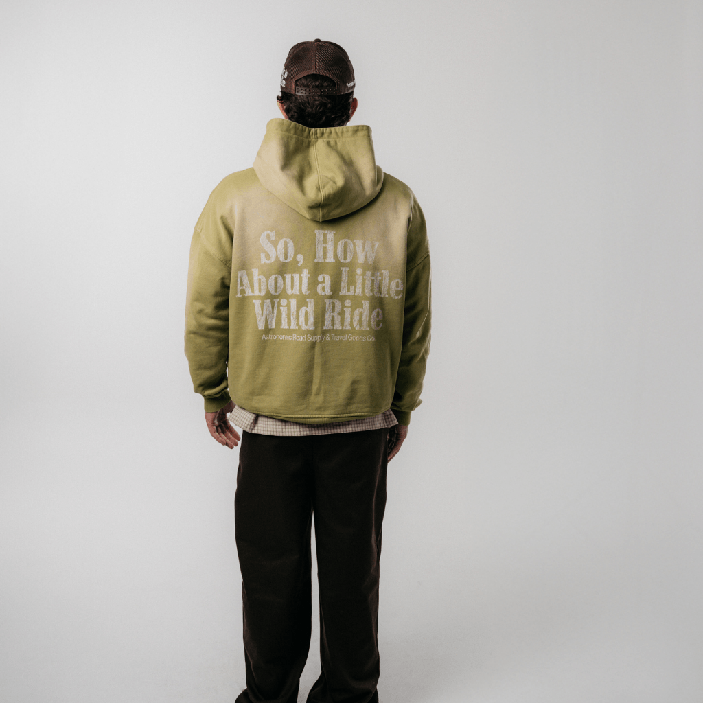 ASTRONOMIC CAN I GET A RIDE? WILD RIDE BUZO OVERSIZED VERDE